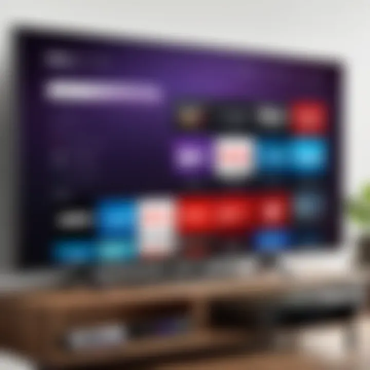 Roku device showcasing local channels interface