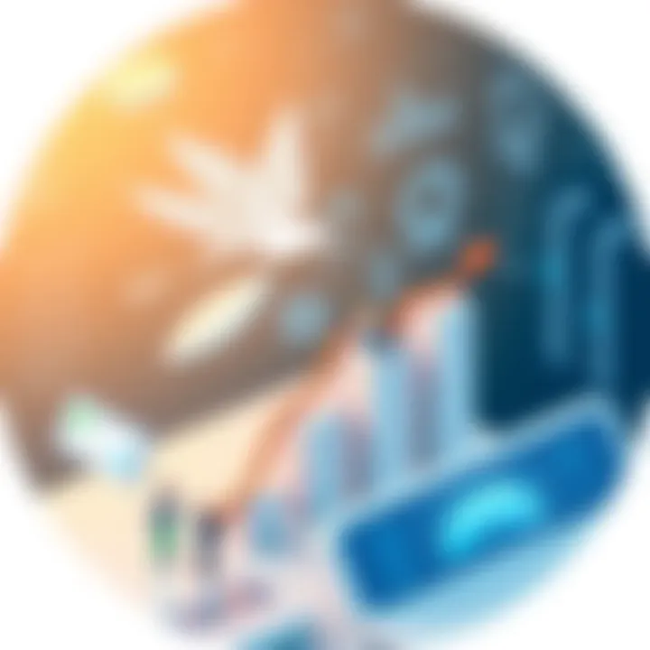 Startup Growth and Angel Support Visual metaphor for startup growth supported by angel investors