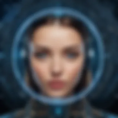 Ethical Dilemmas in AI-Generated Art A thought-provoking visual representation of ethical dilemmas in AI-generated art, featuring contrasting viewpoints.
