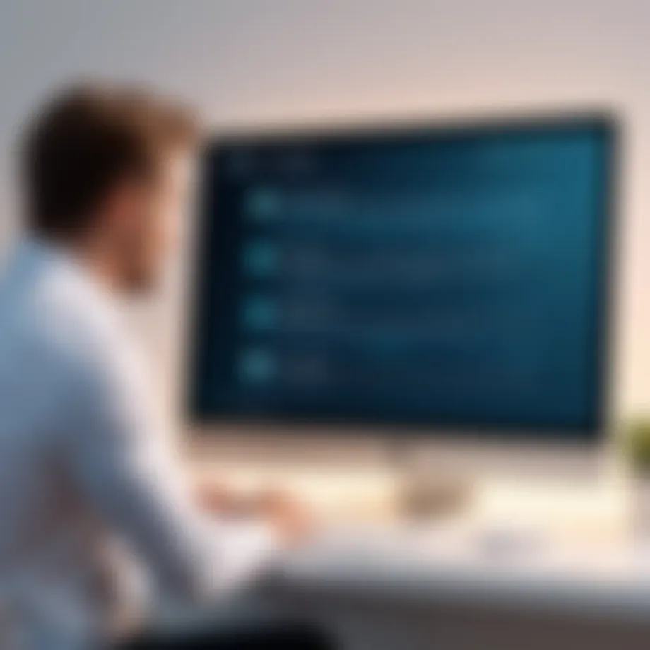 A digital conversation screen showcasing engaging dialogue