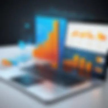 E-Commerce Growth Trends Visualization Graph illustrating e-commerce growth trends over the years