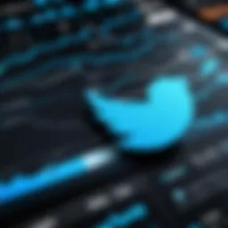 Graph illustrating Twitter stock trends