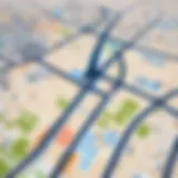 Top View of Apple Maps Interface