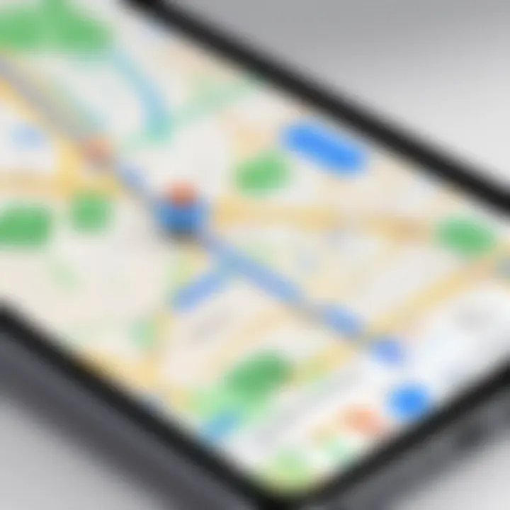 Navigation Feature in Apple Maps