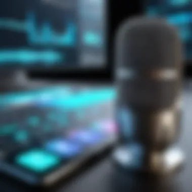 Applications of Translation Technology A visual representation of various applications of microphone language translators in different sectors.