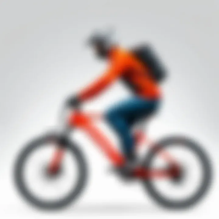 Illustration of a person submitting DoorDash bike delivery application online