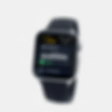 Audible interface displayed on Apple Watch