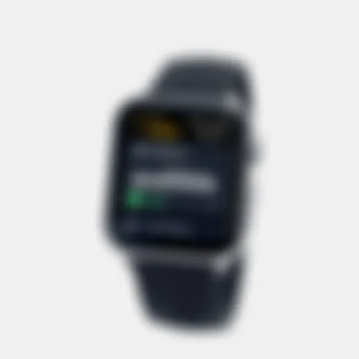 Audible interface displayed on Apple Watch