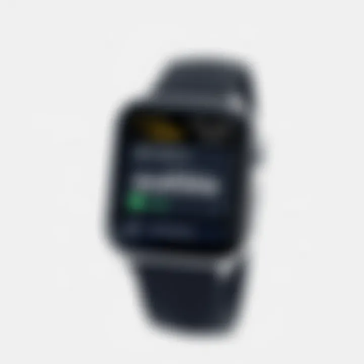 Audible interface displayed on Apple Watch