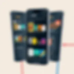 Visual representation of the Audible app interface showcasing its user-friendly design.