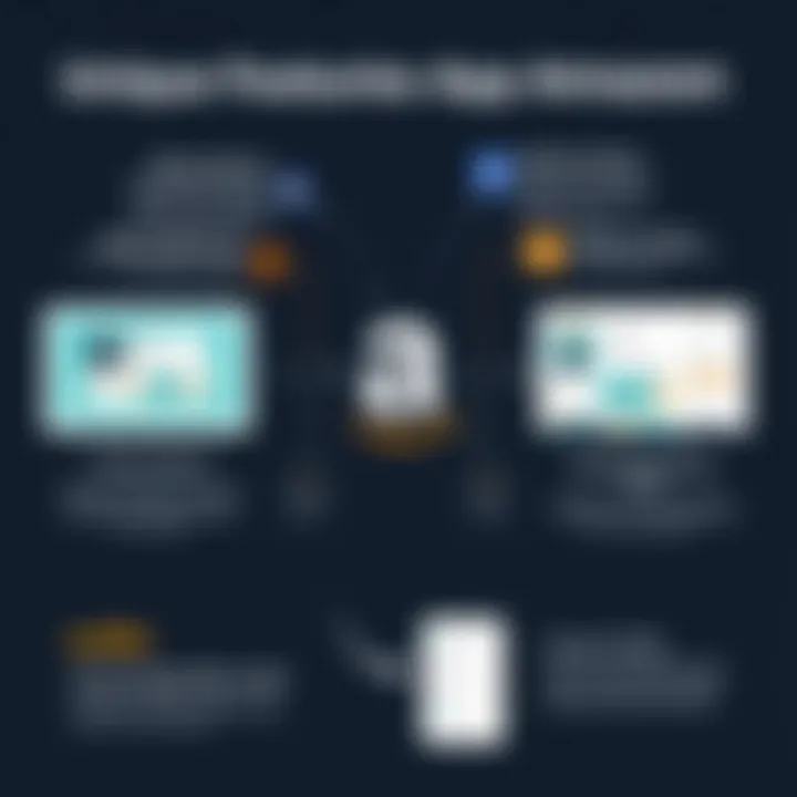Unique Features of Audible within Amazon Infographic detailing Audible's unique features and integrations within Amazon's ecosystem.
