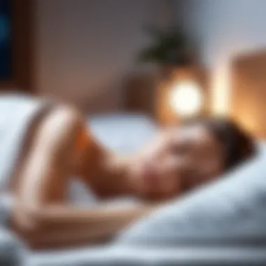 Holistic Sleep Well-being Illustration of holistic approach to sleep wellness