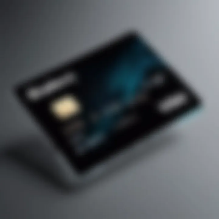 A detailed view of the Bakkt Visa Debit Card showcasing its sleek design and digital asset integration.