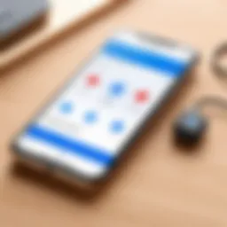 A diagram illustrating how Bluetooth tracking tags work in various environments.