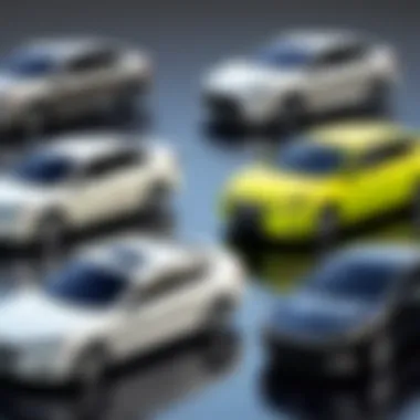 Evolution of Hybrid Cars Infographic Infographic illustrating the evolution of hybrid cars