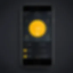 User interface of the Canary smart home security app showcasing easy navigation