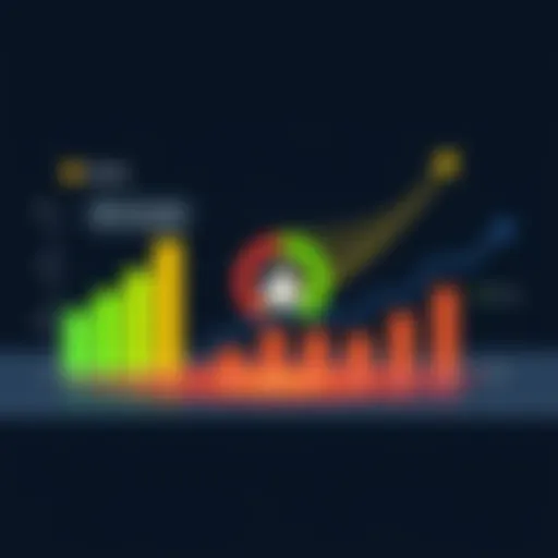 Visual representation of credit score trends