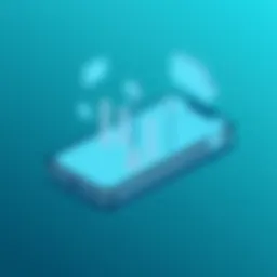 Visual representation of communication barriers on the iPhone