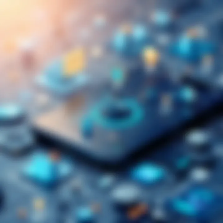 Social Dynamics Impacting iPhone Communication Illustration of social dynamics influencing iPhone communication