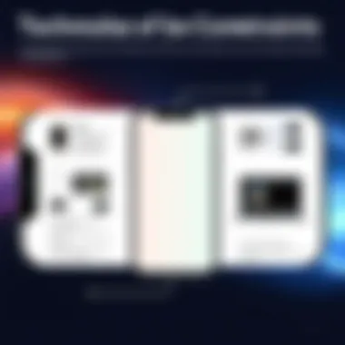 Technological Constraints in iPhone Communication Diagram showing technological constraints of the iPhone