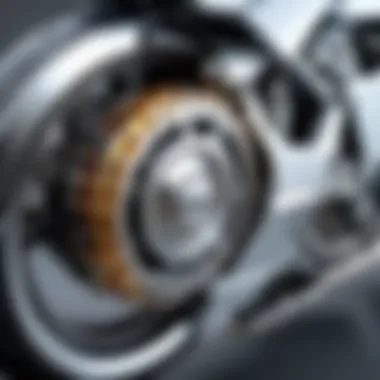 Design Intricacies of Rad Power Bikes Motor Close-up view of Rad Power Bikes motor showcasing its design intricacies