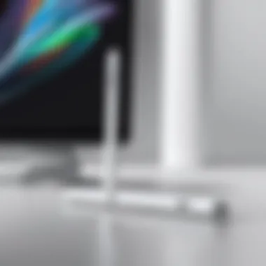 Sleek Profile of Apple Pencil 2021 Elegant design of the Apple Pencil 2021 showcasing its sleek profile