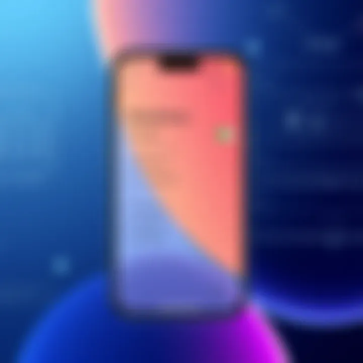 The iPhone 12 settings menu for initial setup