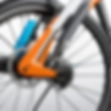 A close-up of an e-bike featuring user-centric design.