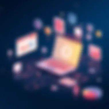 Illustration of digital marketing strategy integration