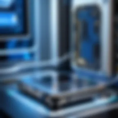 AI Processes Enhanced by Intel Computing Power Illustration of artificial intelligence processes enhanced by Intel computing power