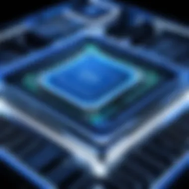 Architectural Layout of Intel Supercomputer Architectural layout of an Intel supercomputer showcasing its advanced technology