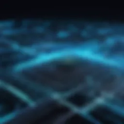 Illustration of advanced network security protocols in action