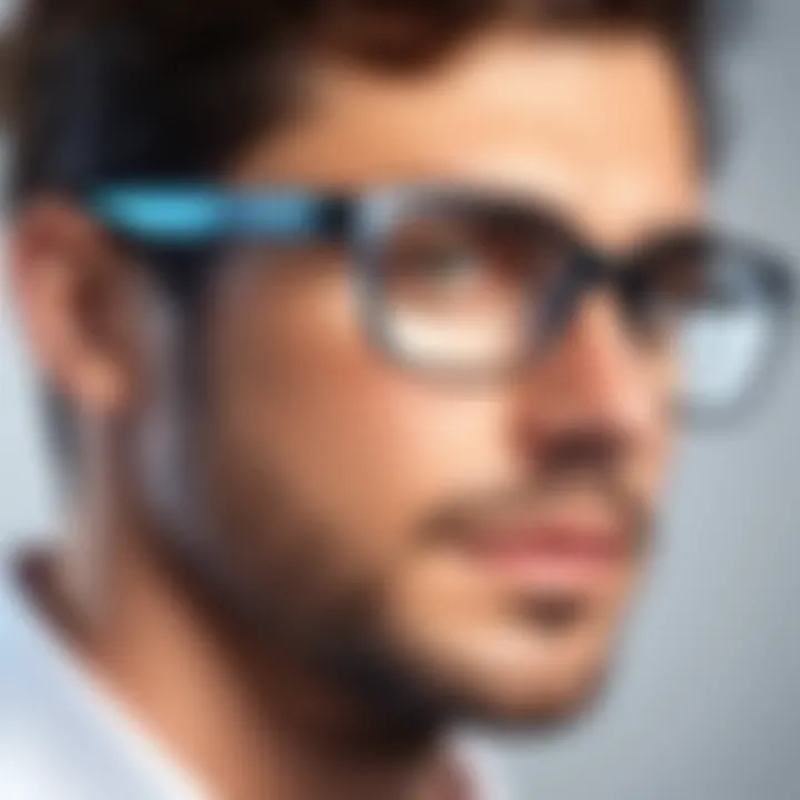 Ergonomic features in contemporary reading glasses