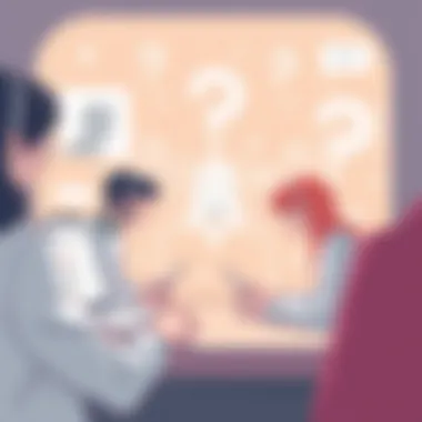 Navigating Ethical Implications of Confession Apps Illustration of ethical dilemmas in online confessions