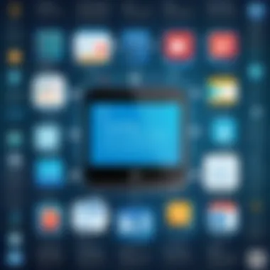 Technology Behind Translation Apps An infographic illustrating the technology behind translation applications.