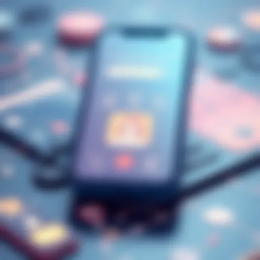 Innovative app interface for friend connections