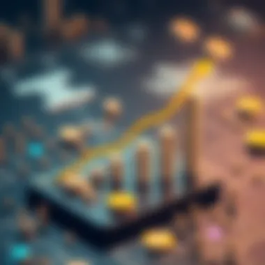 Visual representation of cryptocurrency growth