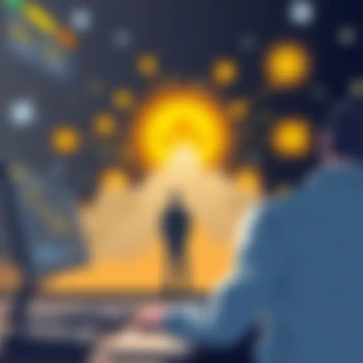 Illustration of entrepreneurial vision in tech