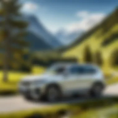 Ecological Benefits of BMW Plugin Hybrid SUVs A serene landscape emphasizing the ecological benefits of hybrid technology