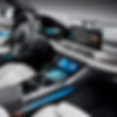 Advanced Technology in BMW Plugin Hybrid SUV An interior view highlighting the advanced technology features of the SUV