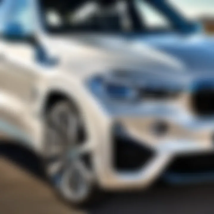 The sleek design of a BMW Plugin Hybrid SUV showcasing its modern aesthetics