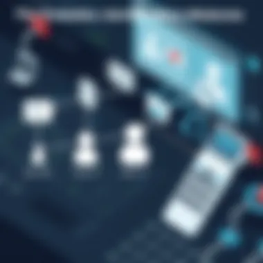 An infographic illustrating the evolution of caller identification features