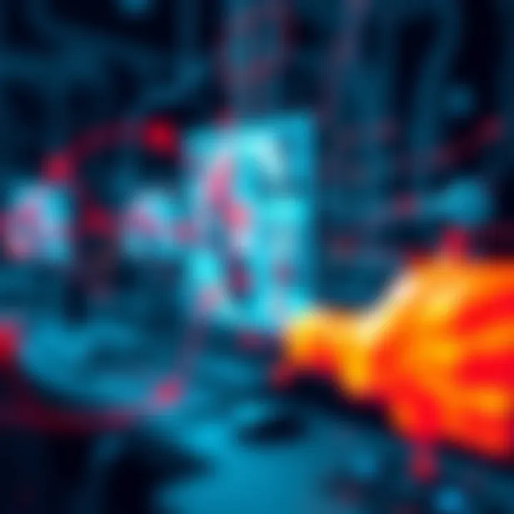 Visual representation of neural networks analyzing images