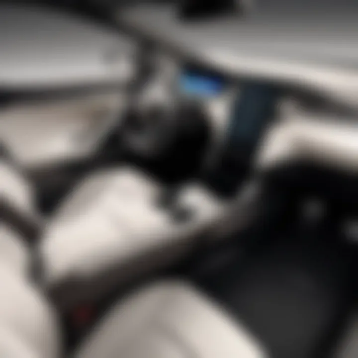 Tesla Model Y Series interior showcasing luxury features