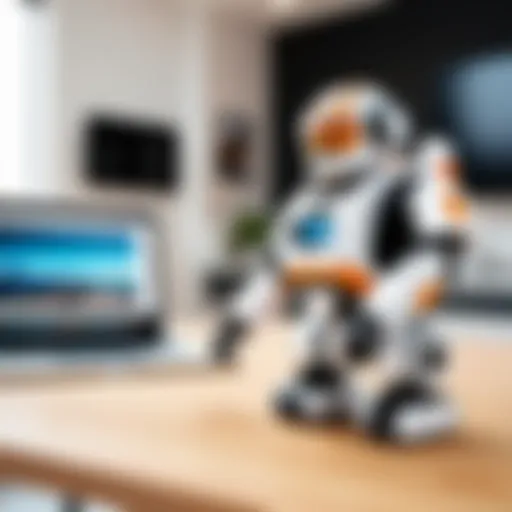 Cozmo interacting with a playful environment