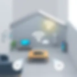 Diagram illustrating dual Wi-Fi provider setup in a household