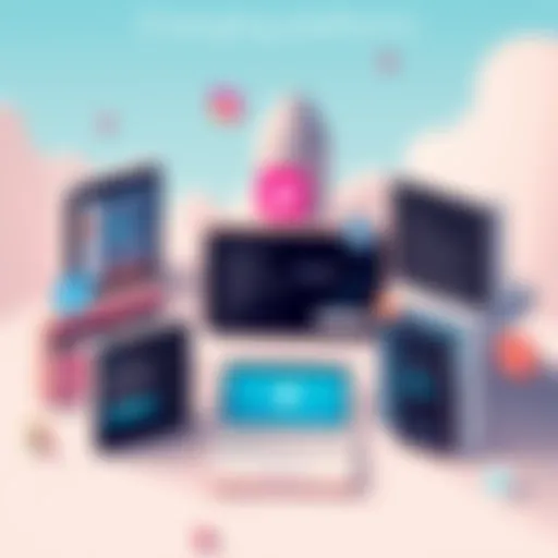 A visualization of emerging social media platforms