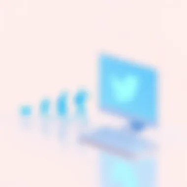 A symbol representing digital communication evolution