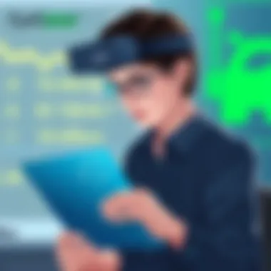 User Interaction with Eye Gaze Device User interacting with an iPad through gaze tracking