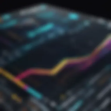 Graph illustrating growth trends in fractional share trading